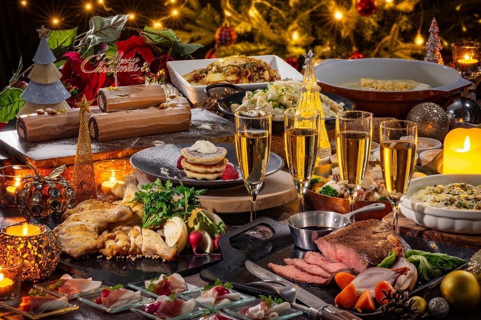 【12月の平日・日曜限定】1人11，500円〜2食付ロジェールクリスマスディナーブッフェ付(朝夕付)