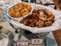 【限定メニュー】マグロメンチ串揚げ＆酢鶏　満腹感抜群！！！