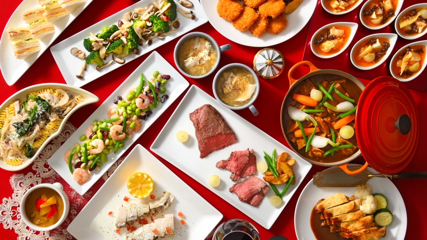 【ホテルビュッフェ2食付き】春の宴を 〜スプリングガーデンナイト〜（夕朝食き）