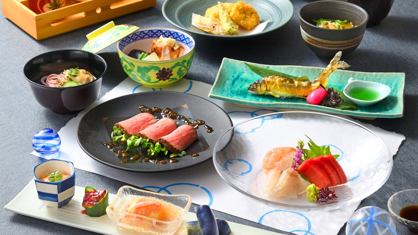 【旬会席〜穣〜】和食で嗜むにいがた旬の味（夕朝食付）