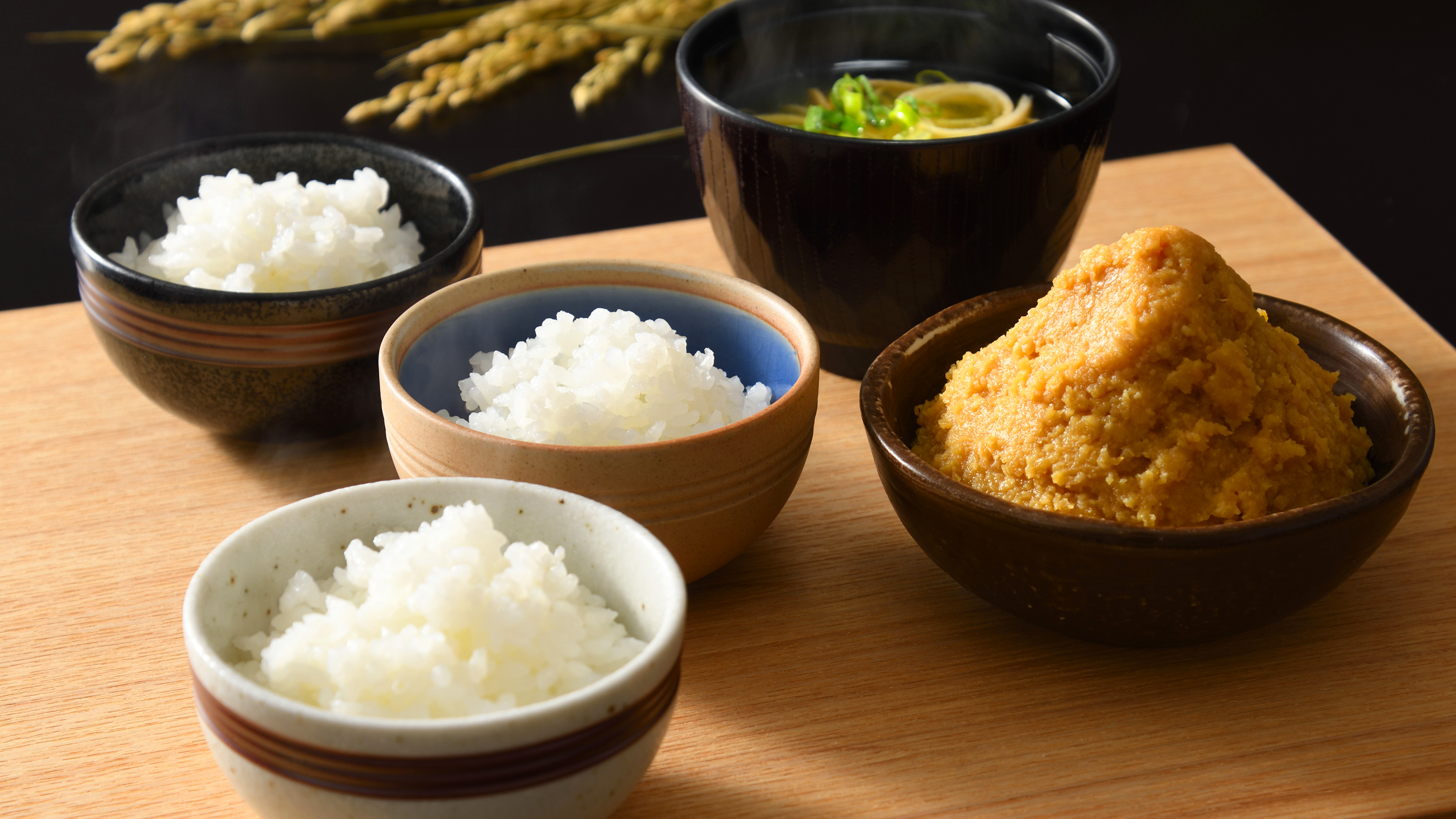朝食ブッフェ　新潟県産米3種食べ比べ