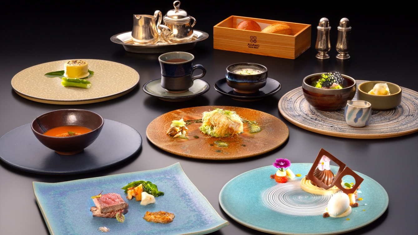 【早期割90・AoAwo Art Retreat】大谷焼「フレンチ」五感で味わうアートな食体験