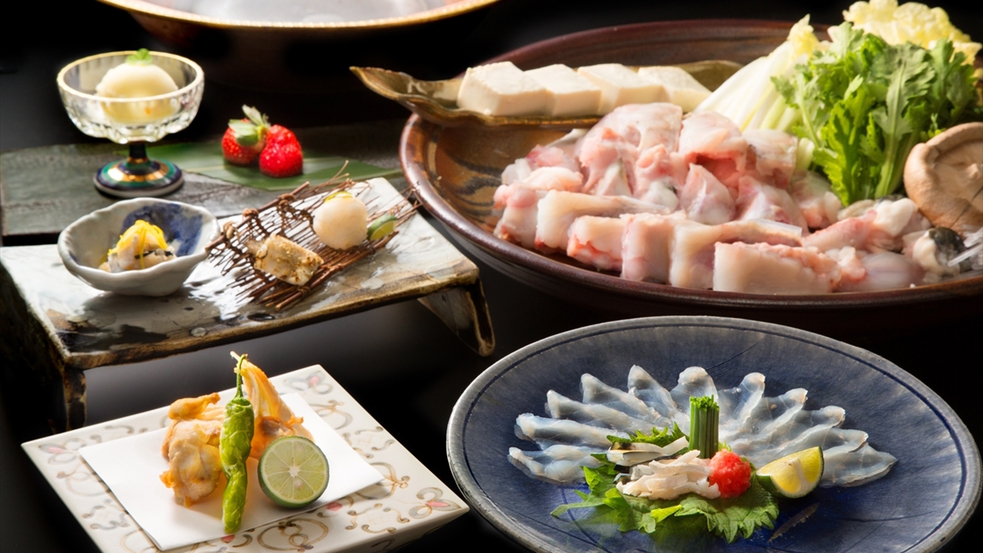 【冬の味覚の王様】淡路島3年とらふぐ会席