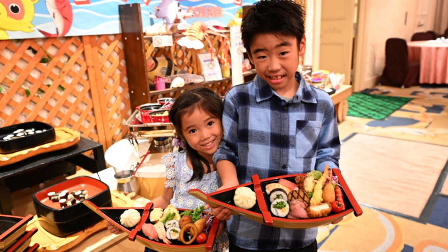 【春休みワクワク大作戦！小学生半額・幼児無料】家族で大満足！ファミリーバイキングと遊び放題リゾート