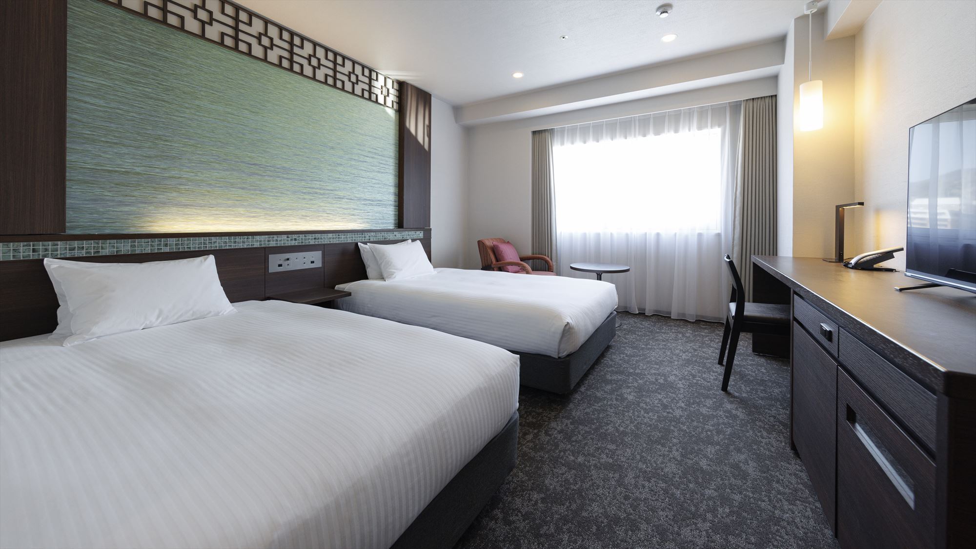 【スタンダードツイン 21㎡】西洋の雰囲気を感じながらお過ごしいただける客室