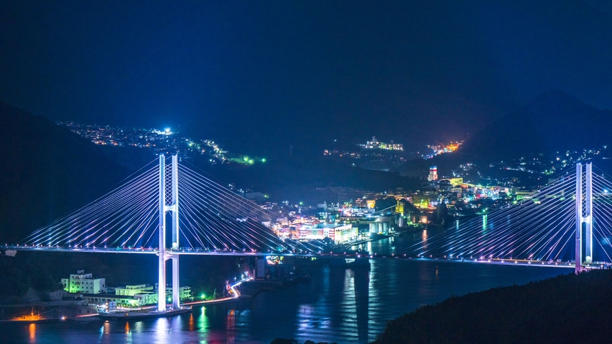 【周辺観光】女神大橋　夜景