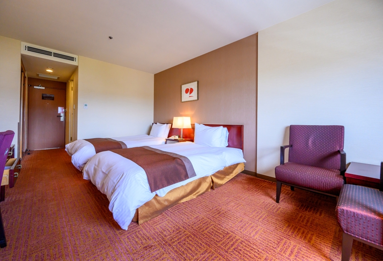 スーペリアツイン　ベッド周辺