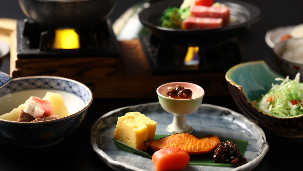 ☆☆【さき楽28】【1泊2食】四季折々の会席料理・信州アルプス牛ステーキ会席プラン