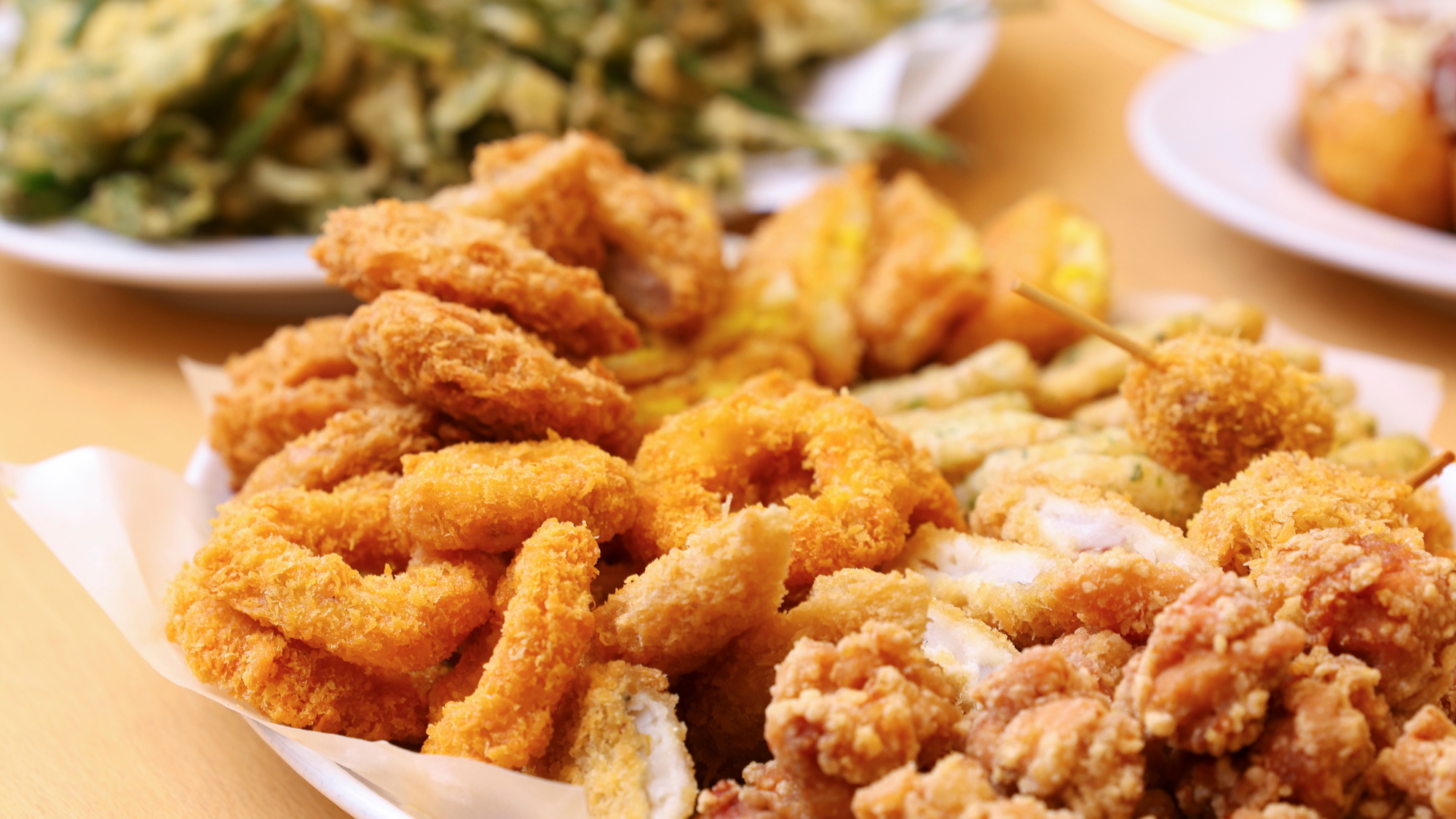 ボリューム満点のメニューが好評です