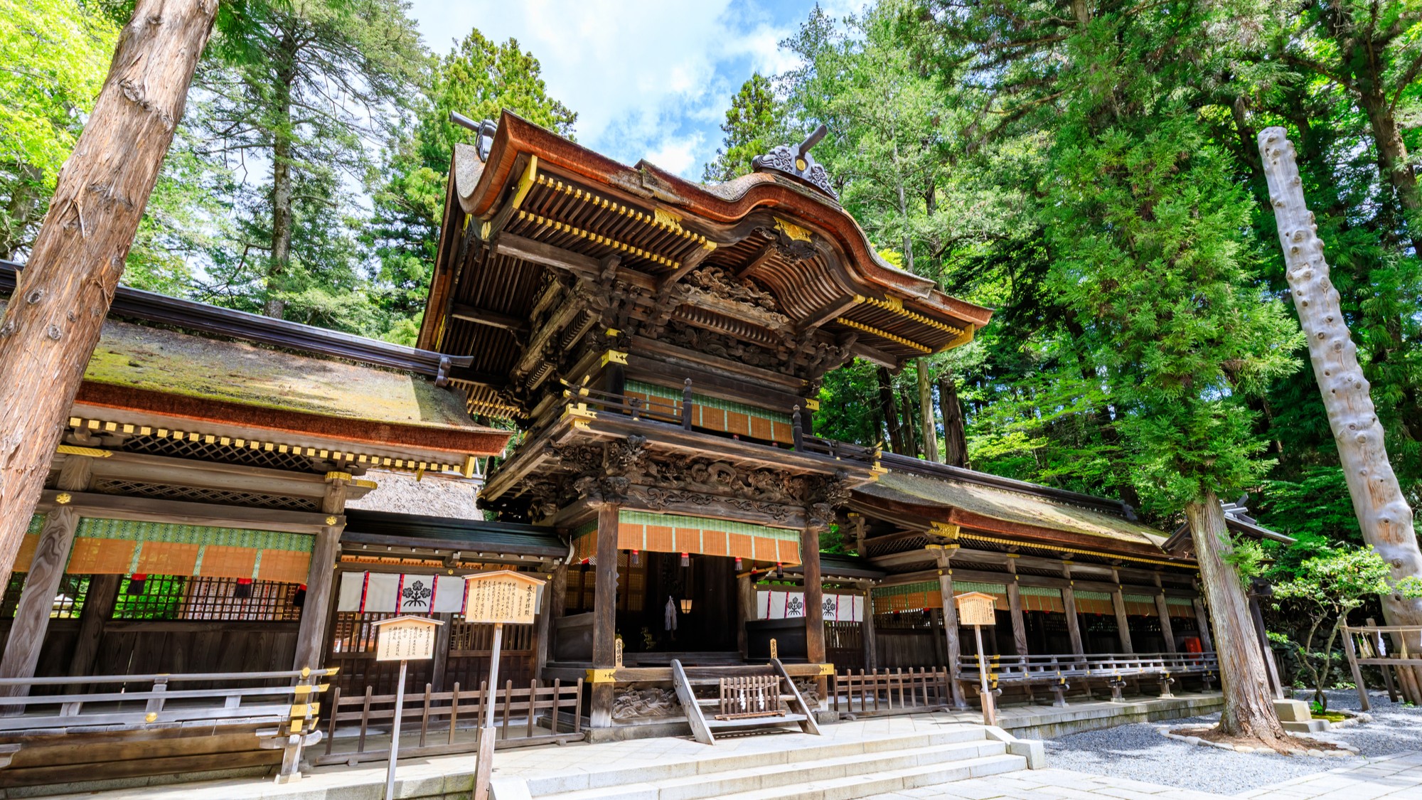 諏訪大社下社秋宮　車11分