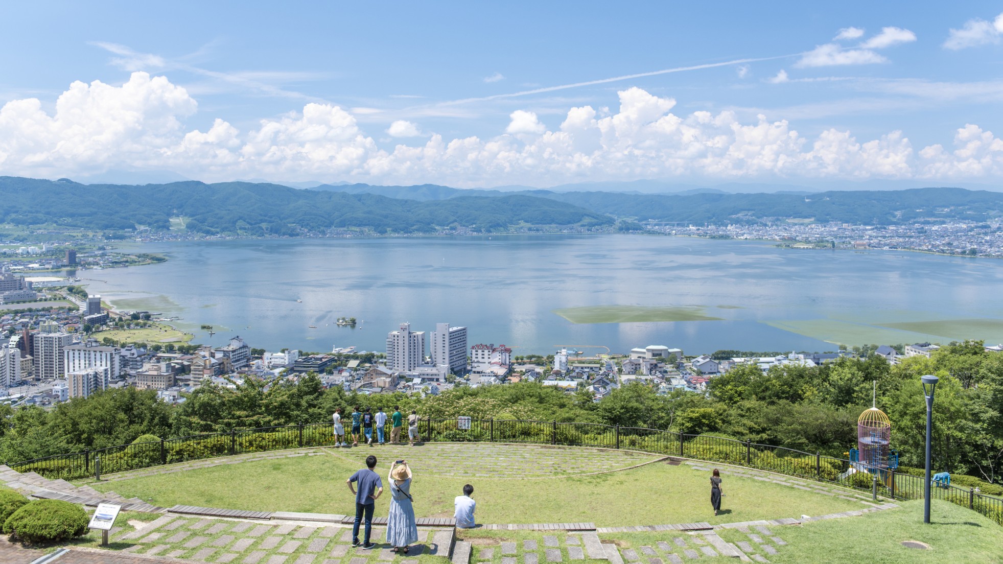 諏訪湖を一望 立石公園　車約12分