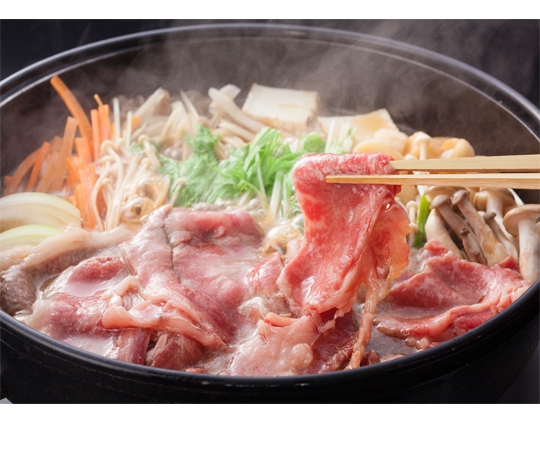 【夕食のみ／国産黒毛和牛すき焼き】朝はゆっくり過ごしたい方におすすめ♪