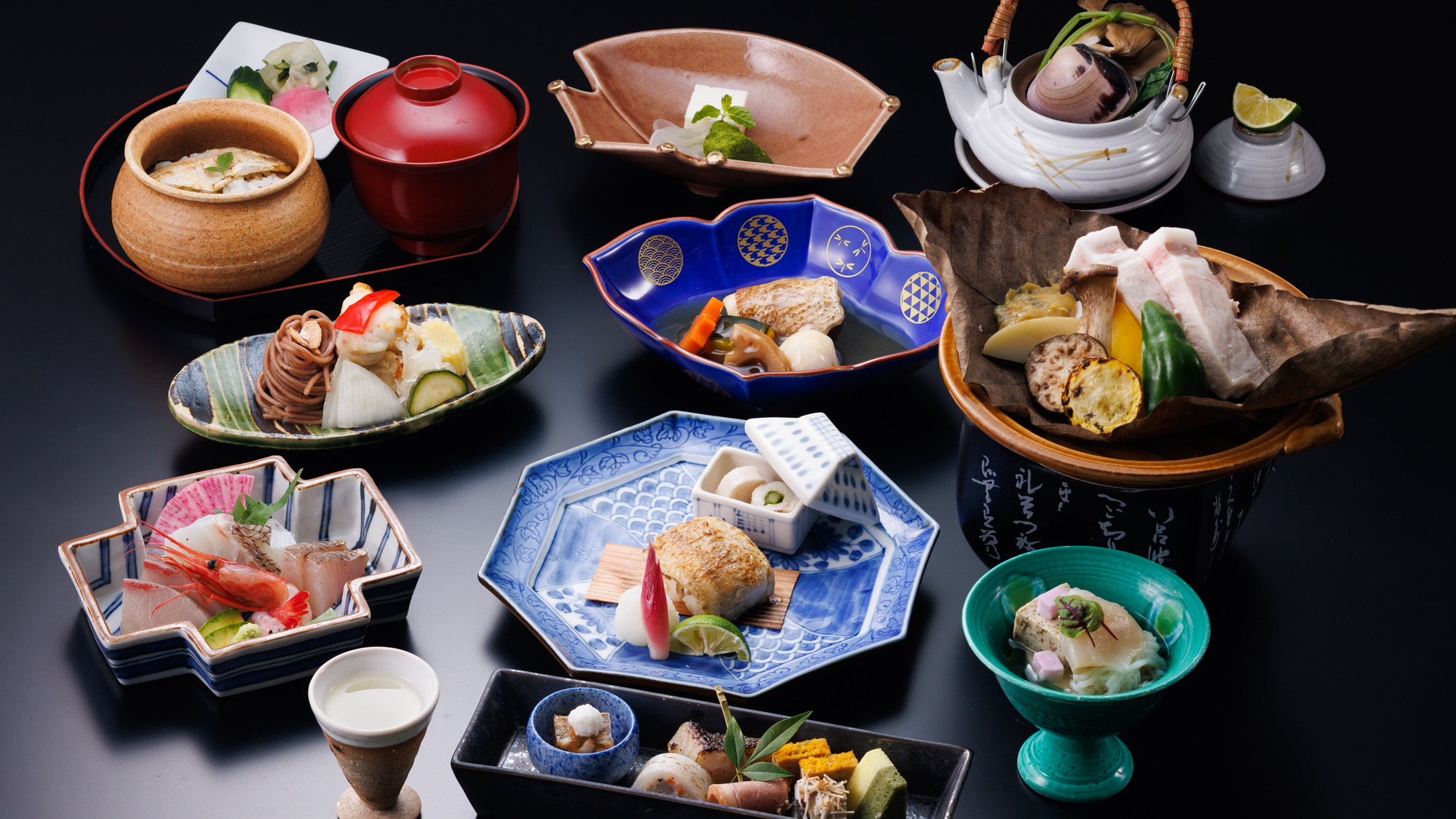 秋の会席料理（イメージ/変更する場合がございます）