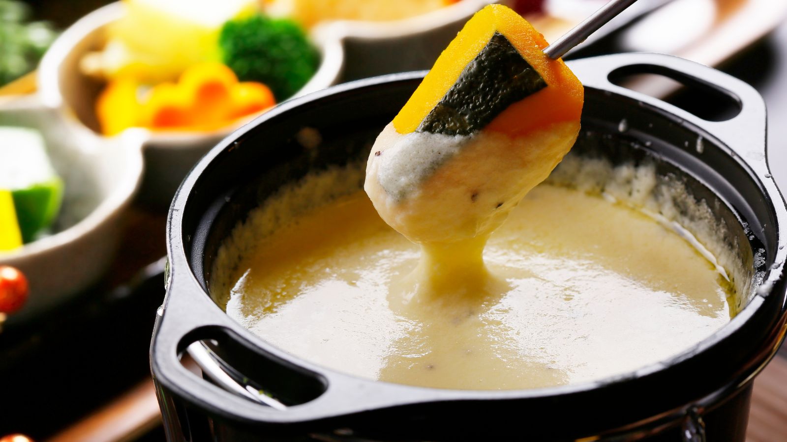 食材王国チーズフォンデュ