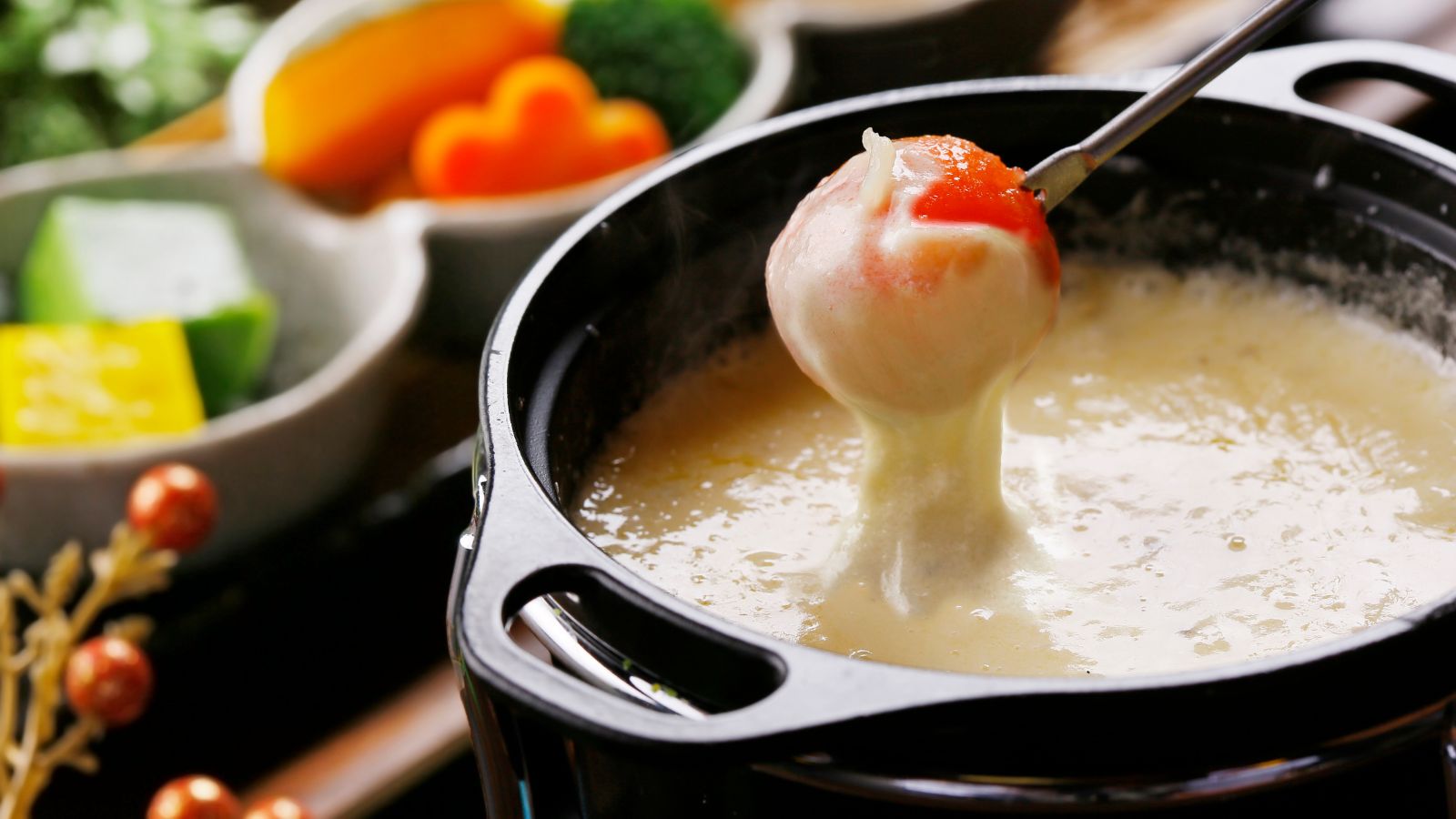 食材王国チーズフォンデュ