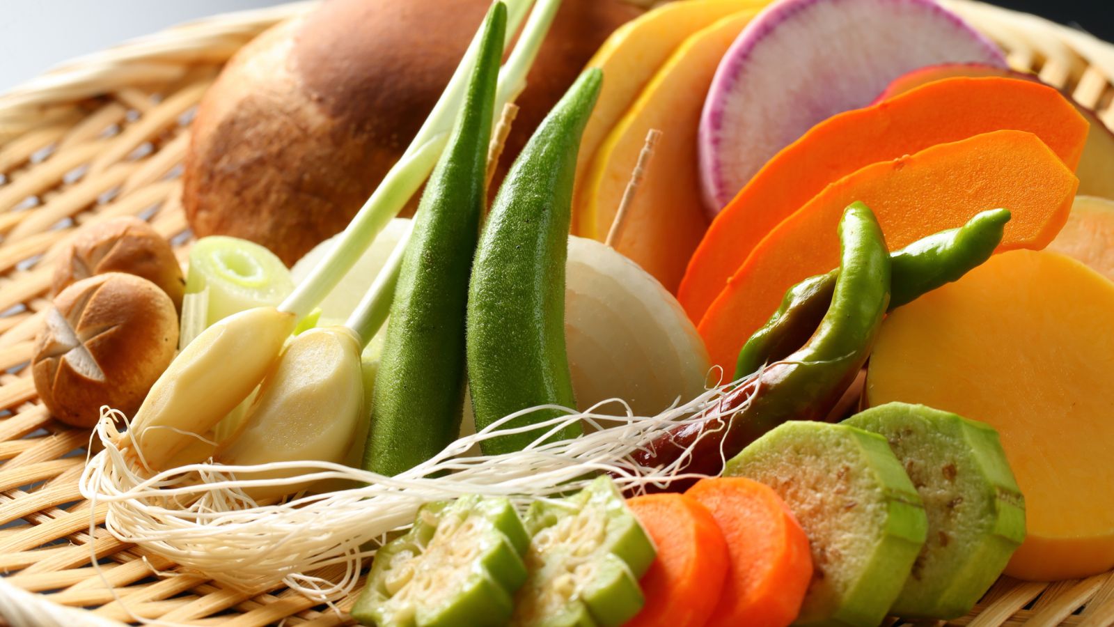 【鉄板焼】有機野菜