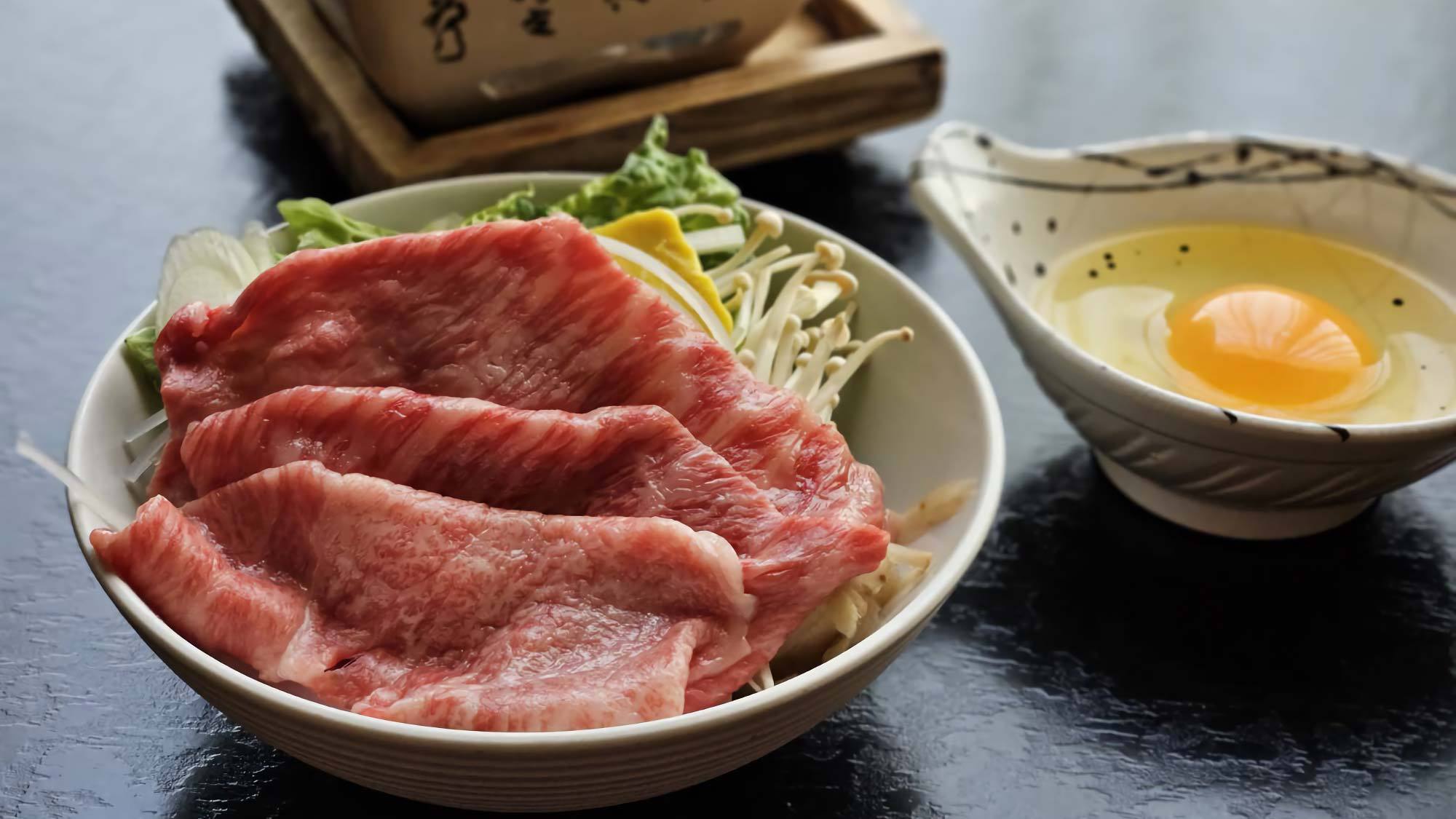 【今の予約がお得★信州牛すき焼き膳】≪個室食＆貸切風呂≫庭園露天風呂＆姉妹館の湯めぐり