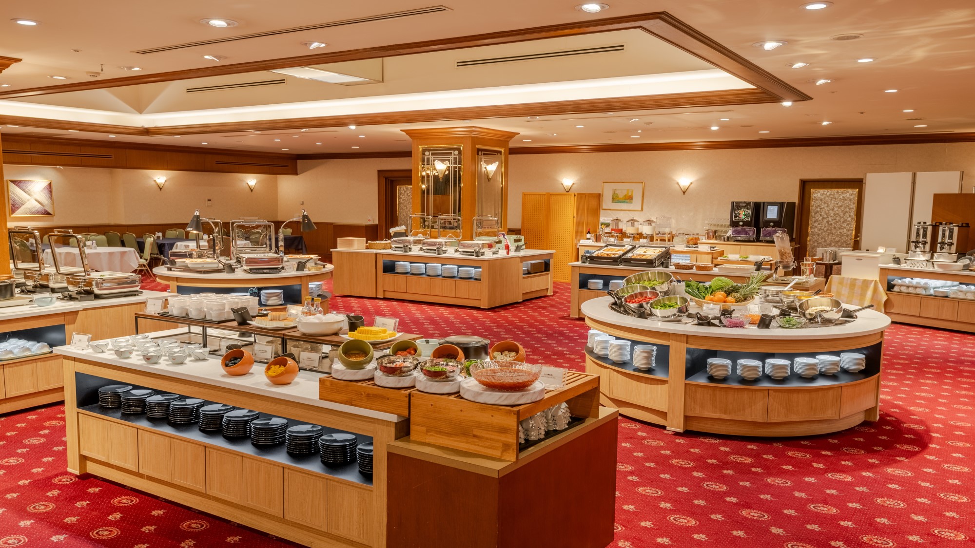 朝食会場