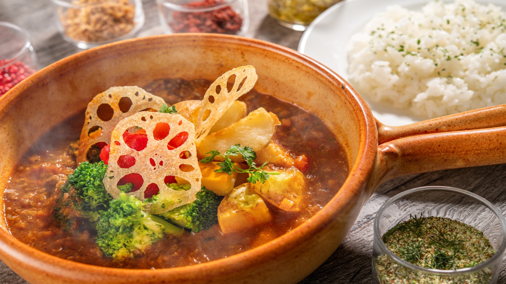 エゾシカカレー(盛付イメージ)