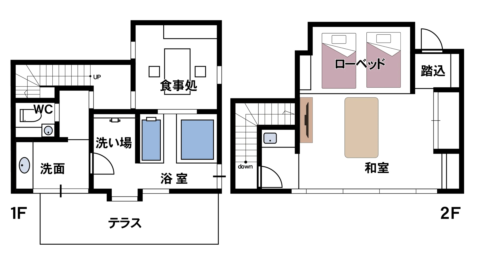 【別邸さくら】間取り