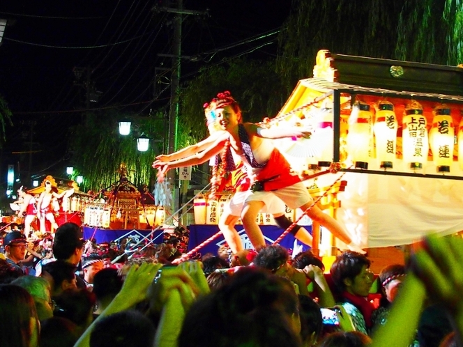 7月　戸倉上山田温泉夏祭り　御神体神輿