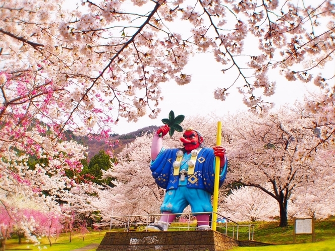 戸倉宿キティパーク天狗　春桜の名所（車５分）