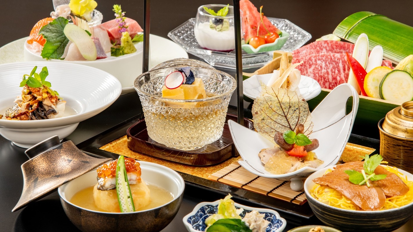 【グランシェフ特別会席膳プラン】　特選の旬食材を使用した最上級会席膳をお食事処で　予約時確認事項あり