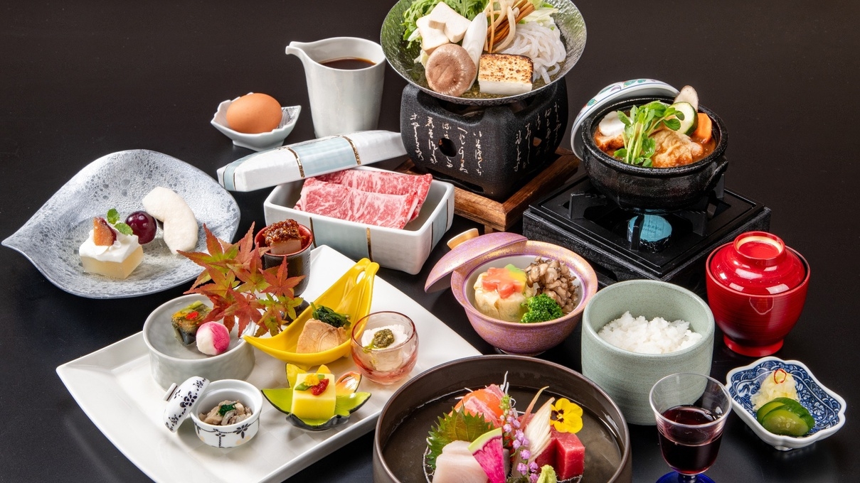 【スタンダードプラン】　旬の味覚を味わう季節の彩り木暮会席膳　予約時確認事項あり