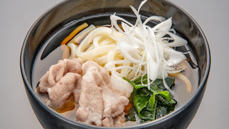 榛名ポークの肉うどん(別注料理)