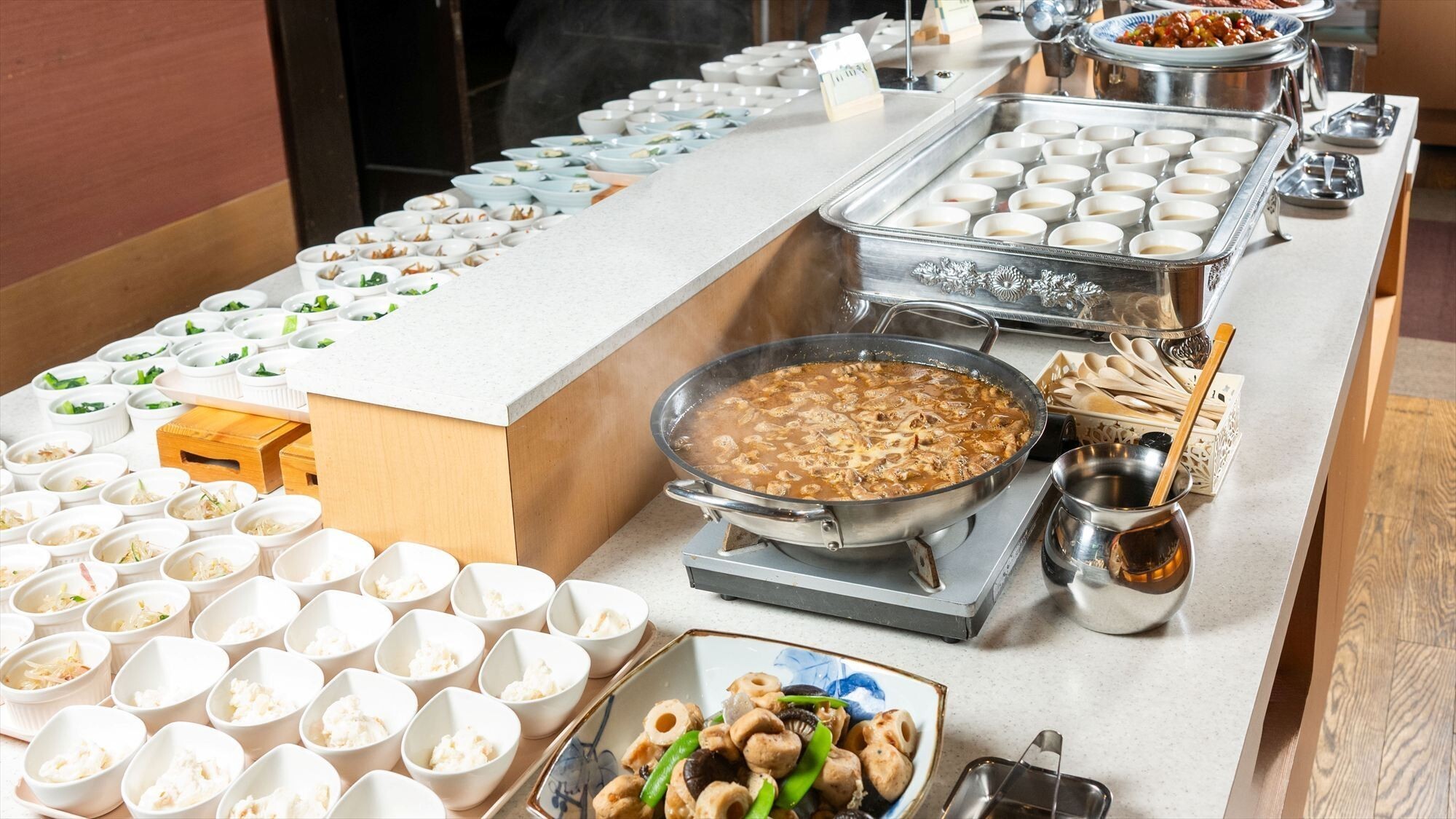 朝食は【和洋バイキング】地元の食材、名産品を取り入れた&ldquo;おいしいぐんまの朝ごはん&rdquo;