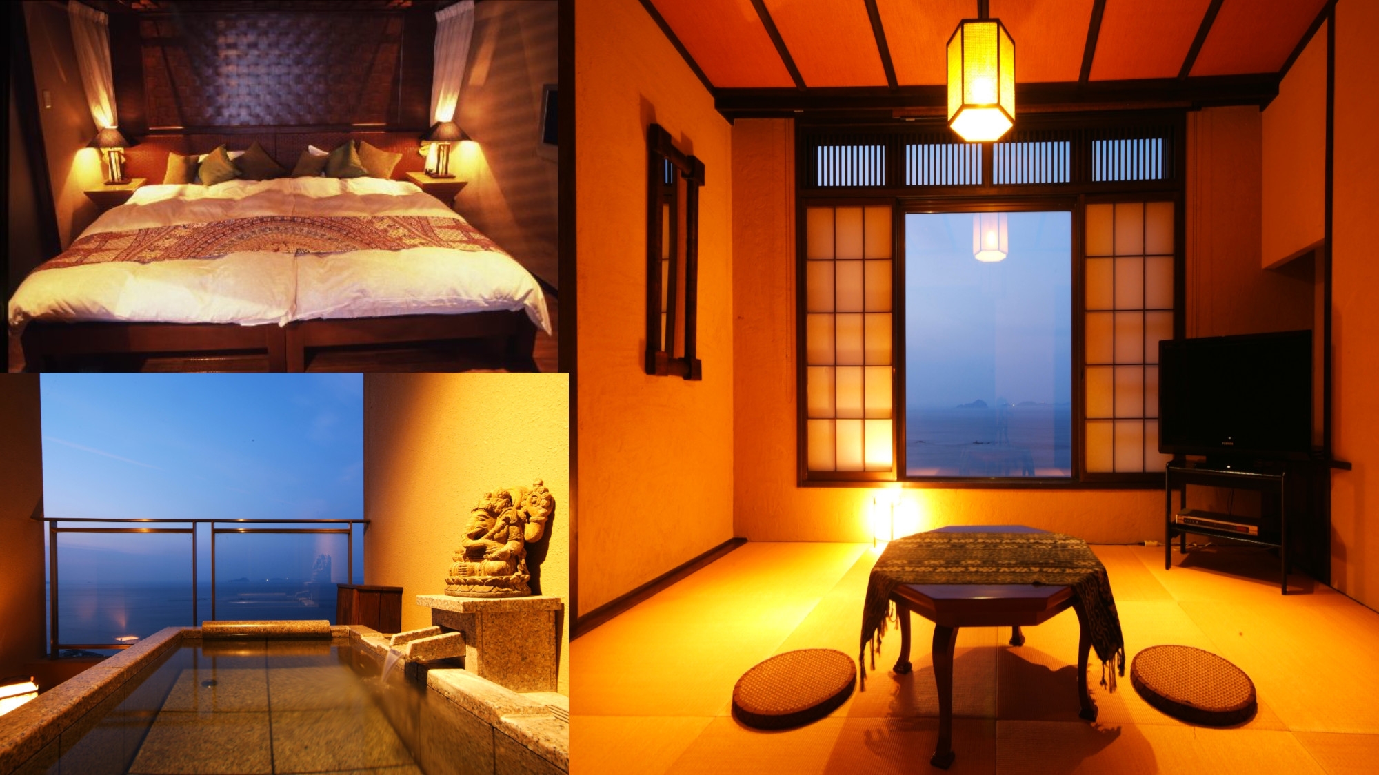 【昼食＆絶景】露天風呂付き客室で待ち合わせ｜日帰り4時間滞在プラン