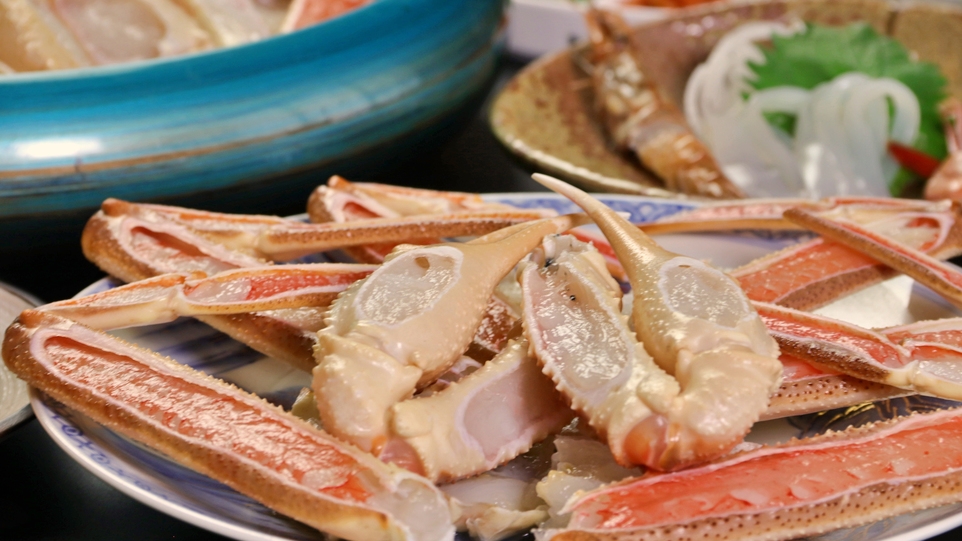 ≪日帰り・夕食プラン≫【焼き蟹＆かにすき☆お一人様1杯使用】冬の味覚をリーズナブルに♪満足コース