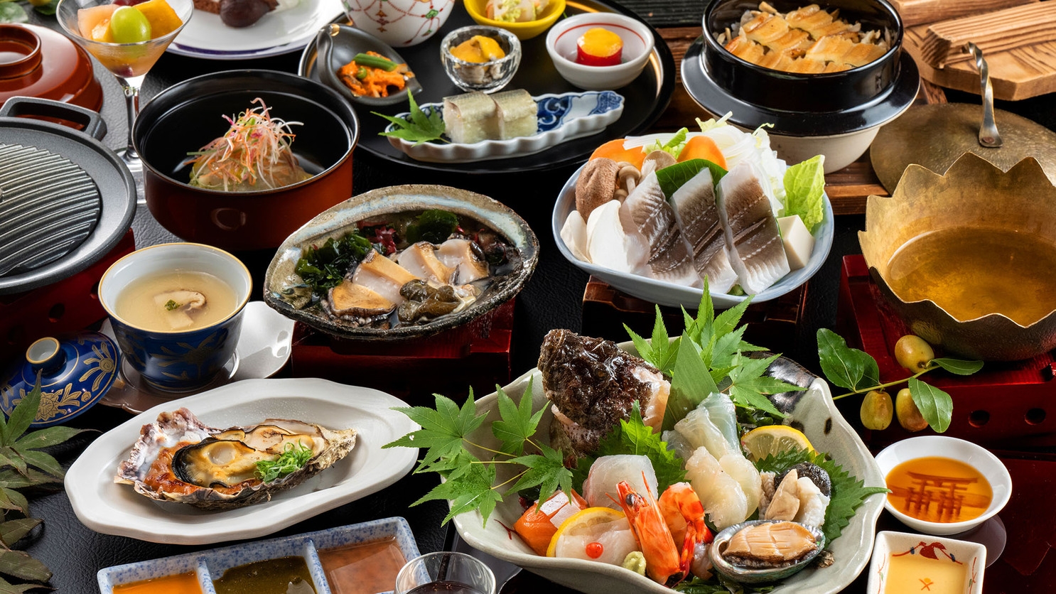 【人気No.1】■グレードUP‐美味魚編■ ＜活魚お造り＞ほか、瀬戸内ならではの海鮮尽くし会席