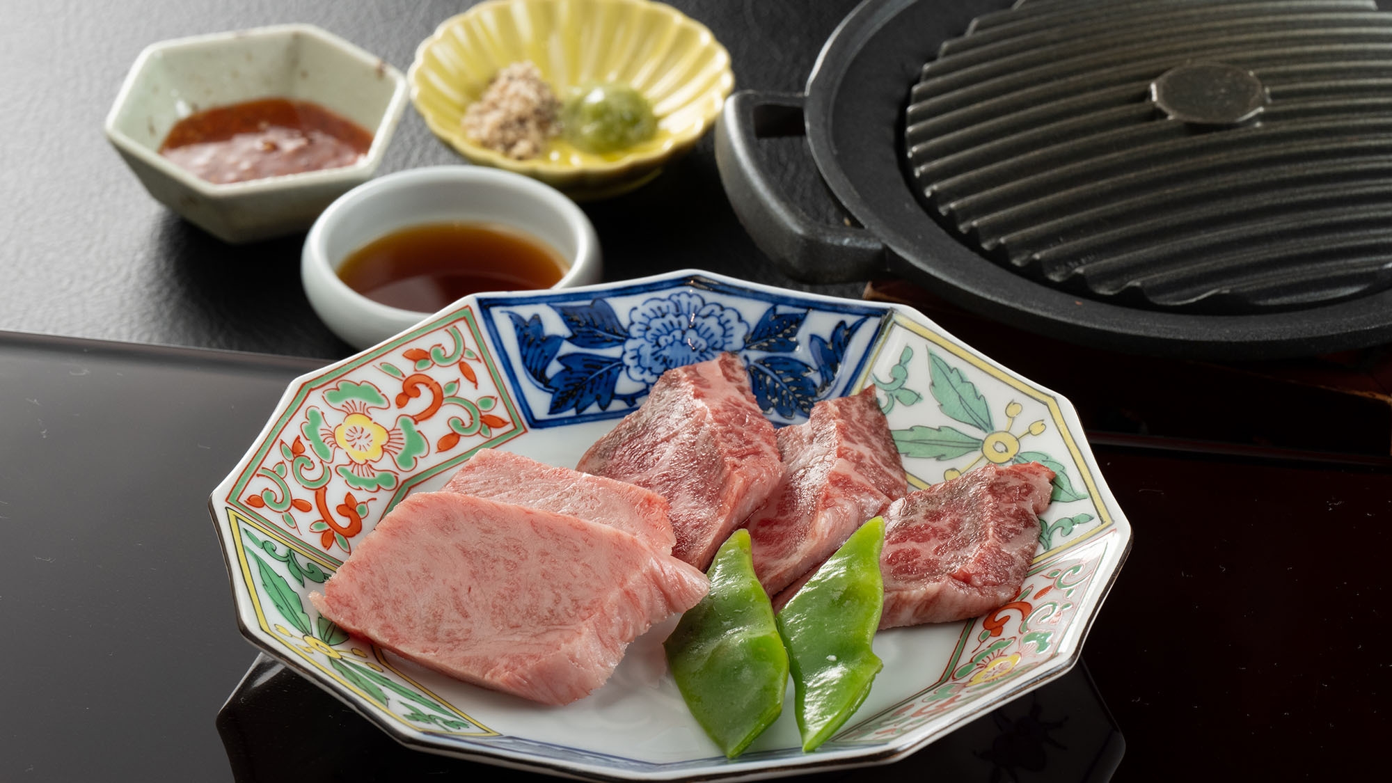 ■グレードUP‐美味肉編■　＜広島牛鉄板焼き＞がメイン♪海沿い宿ならではの、こだわりのお肉会席