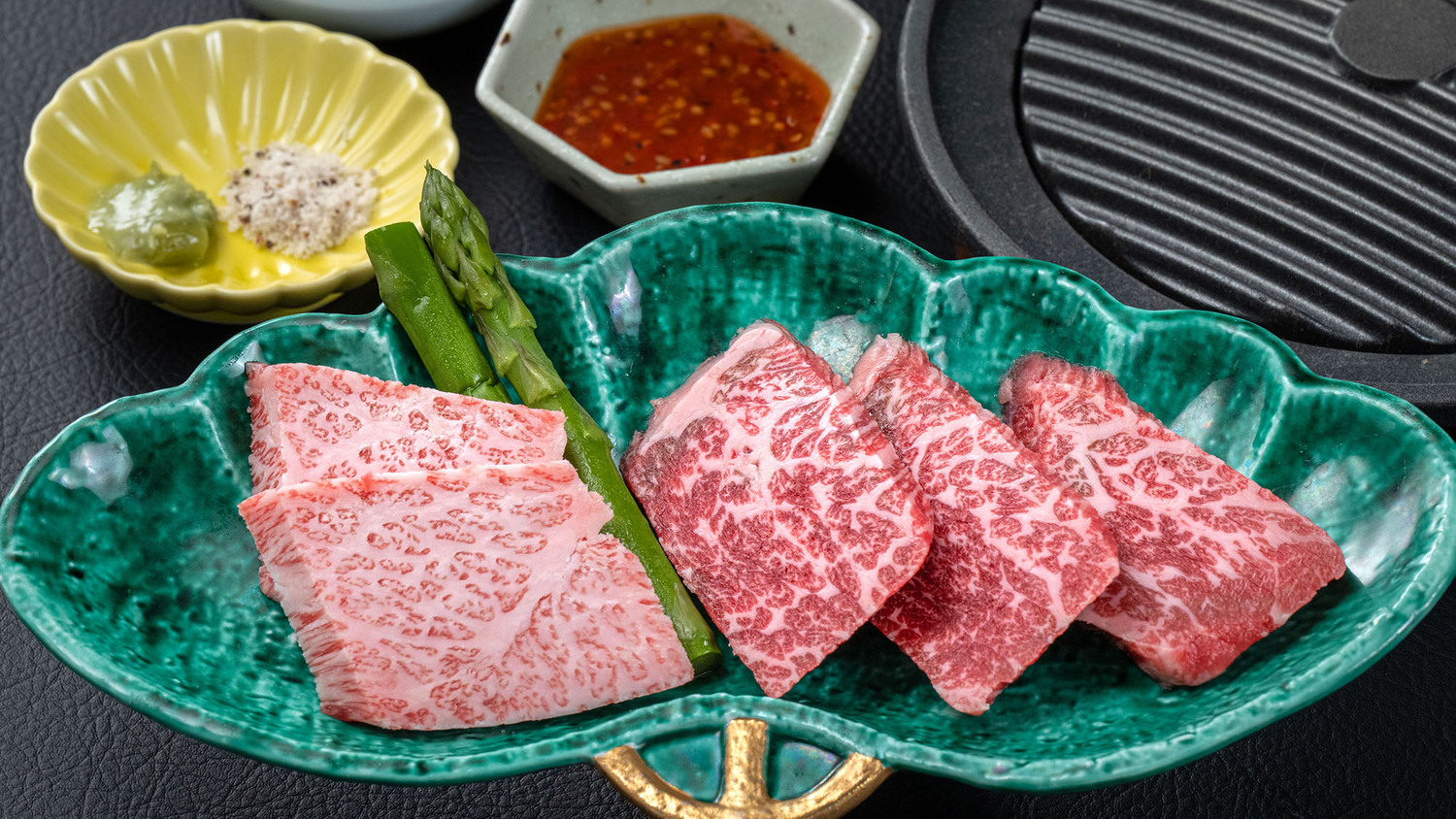 【グレードアップ料理-美味肉編イメージ-】広島牛の鉄板焼き（6月-8月のお品書）