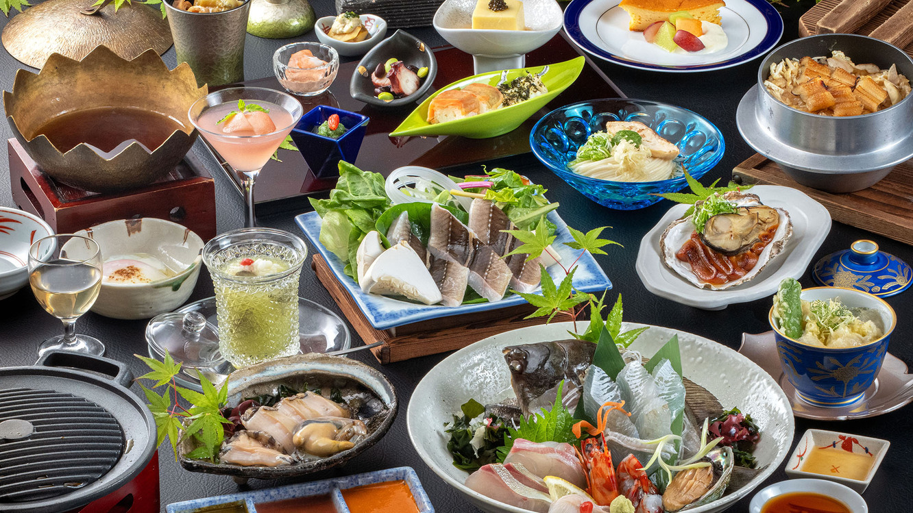 【グレードアップ料理-美味魚編イメージ-】（6月-8月のお品書）