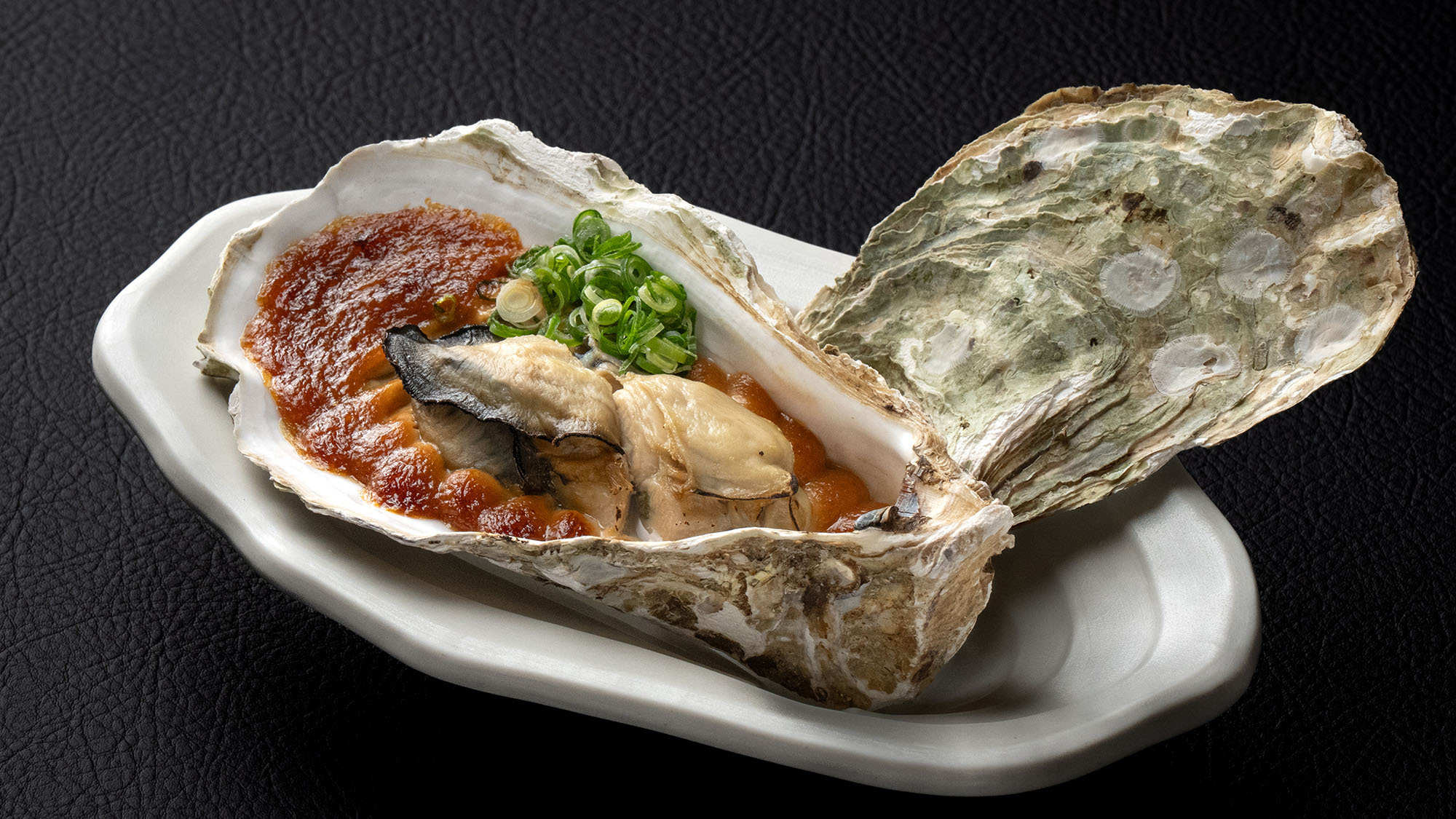 【グレードアップ料理-美味魚編イメージ-】宮島産牡蠣の土手焼き（3月-5月のお品書）