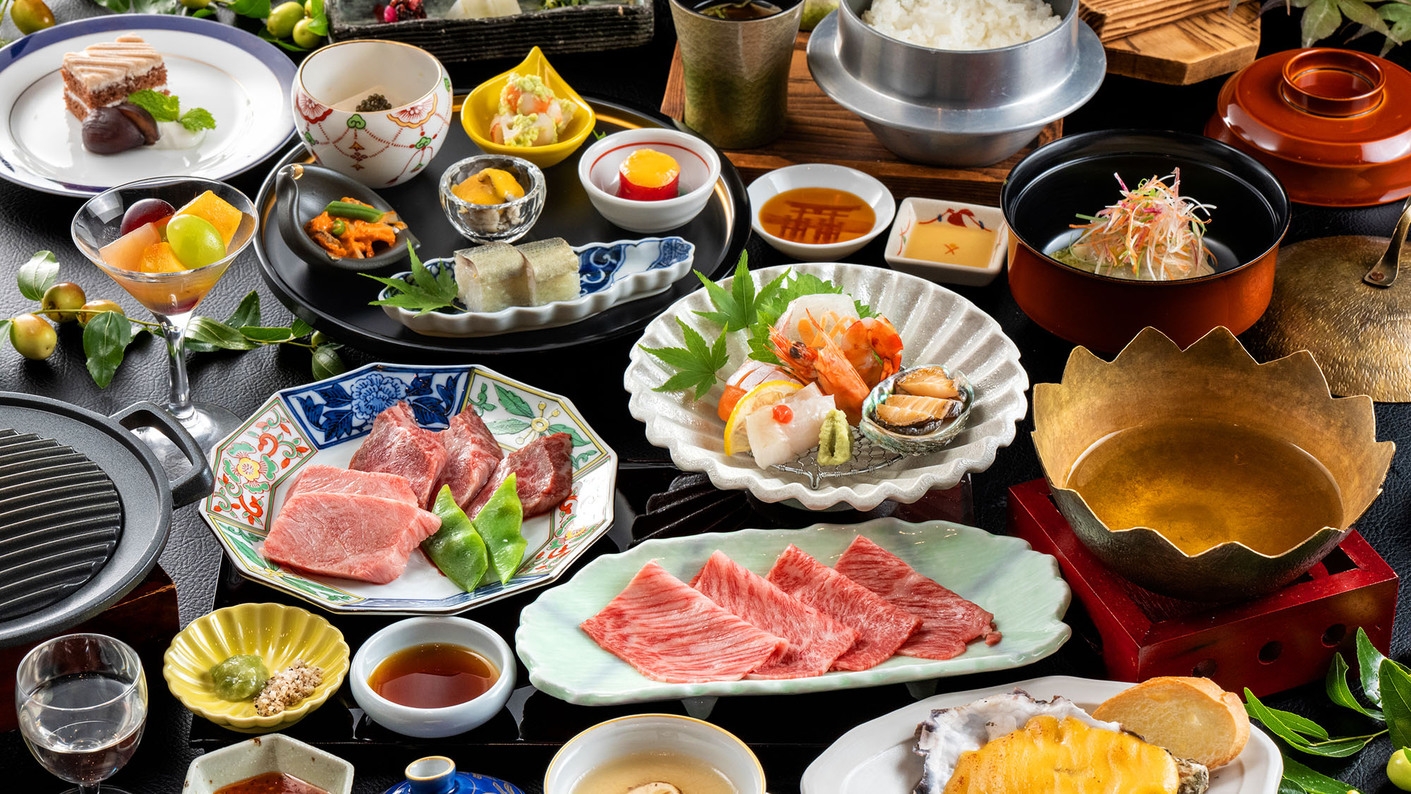 ■グレードUP‐美味肉編■　＜広島牛鉄板焼き＞がメイン♪海沿い宿ならではの、こだわりのお肉会席
