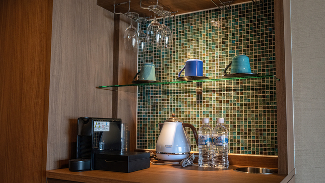 ■和室10畳「みずをり-Mizuori-」■コーヒーとともに、お部屋時間を楽しんで。