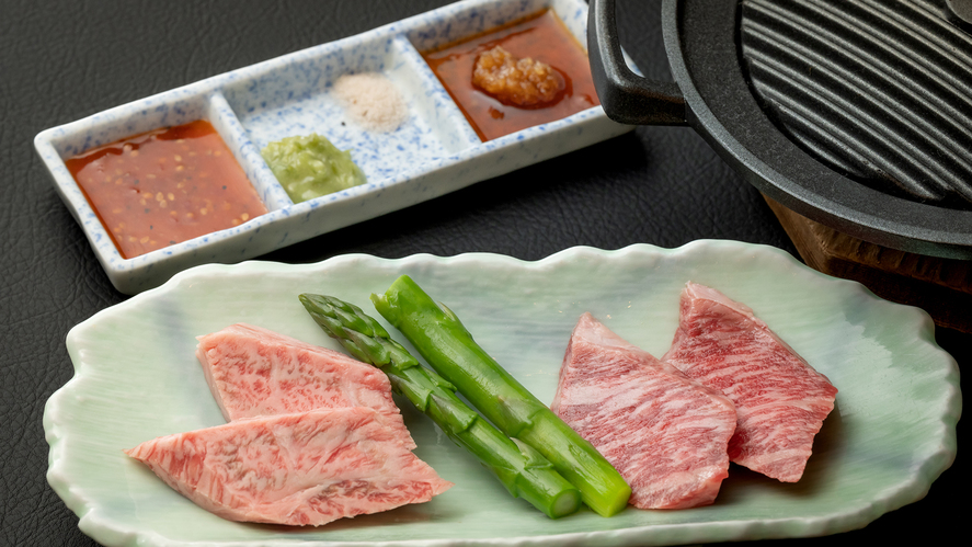 ■グレードUP‐美味肉編■　＜広島牛鉄板焼き＞がメイン♪海沿い宿ならではの、こだわりのお肉会席