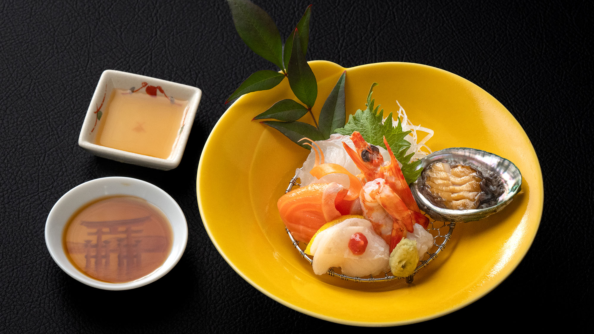 【基本料理-雅膳イメージ-】季節の活鮮（3月-5月のお品書）