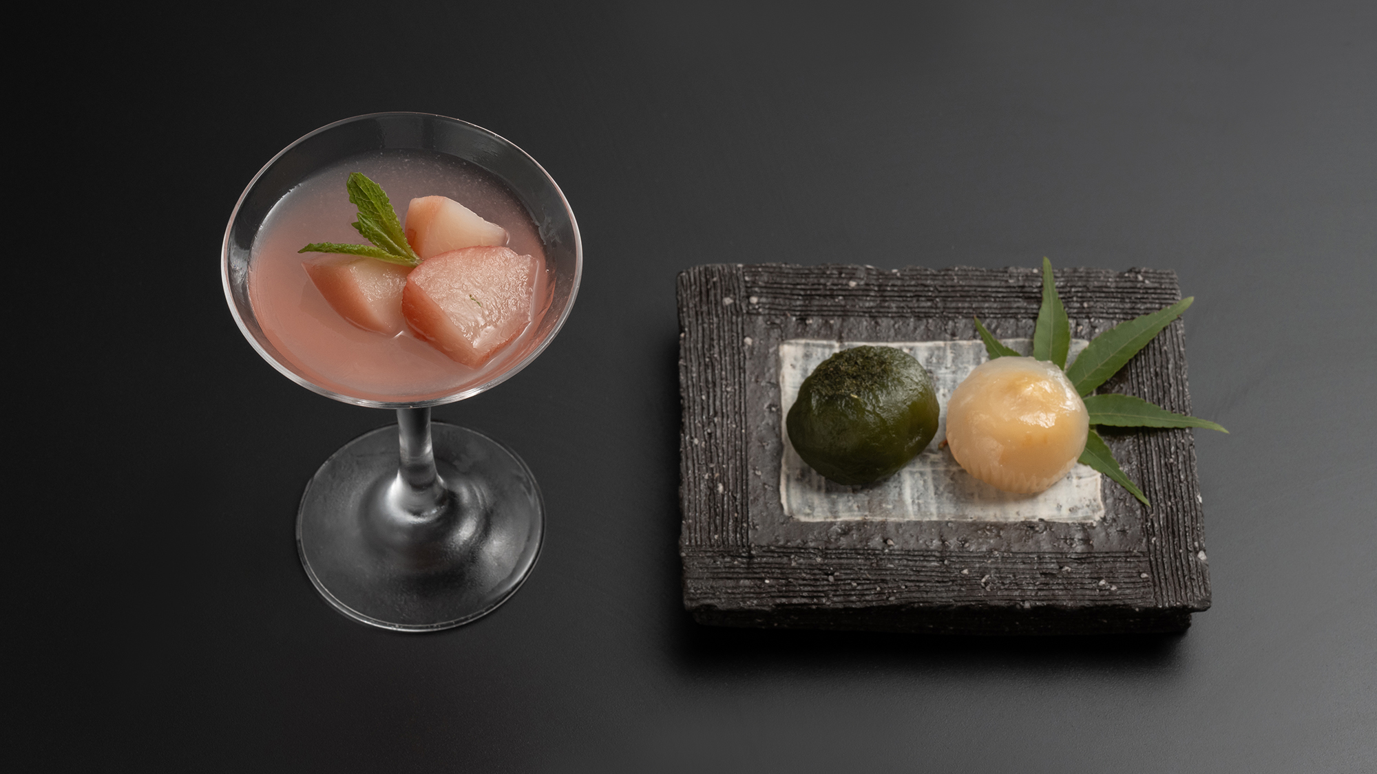 【基本料理-雅膳イメージ-】季節の水菓子（6月-8月のお品書）