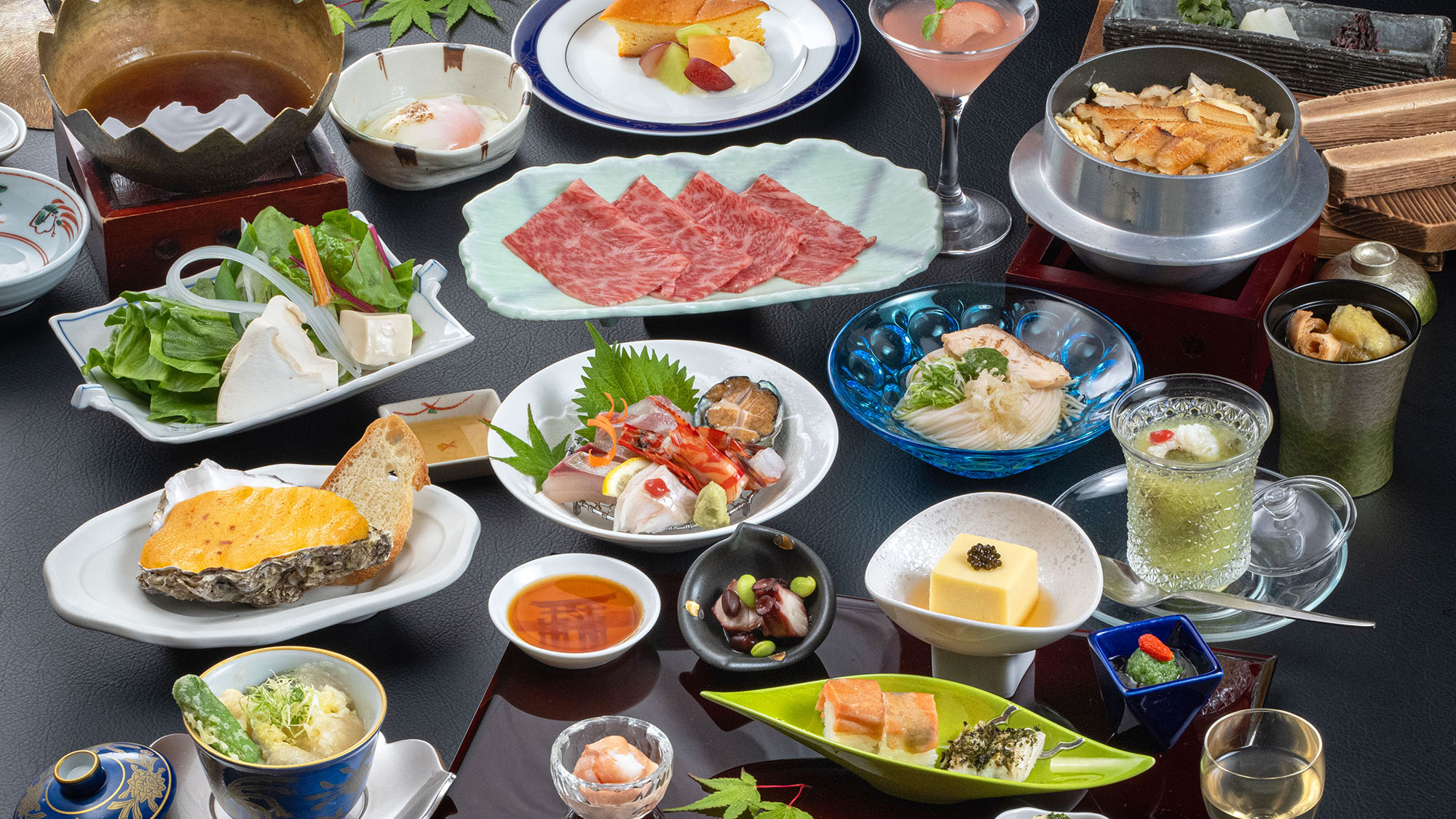 【基本料理-雅膳イメージ-】（6月-8月のお品書）