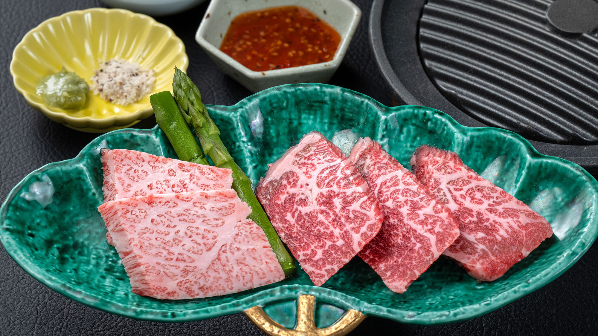 【グレードアップ料理-美味肉編イメージ-】広島牛の鉄板焼き（6月-8月のお品書）