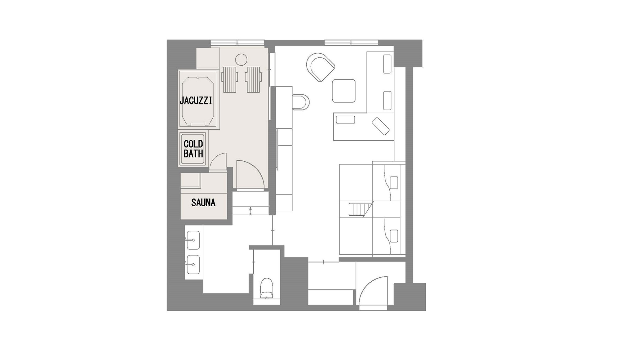 【25年12月新設】ラグジュアリーサウナスイート※イメージ