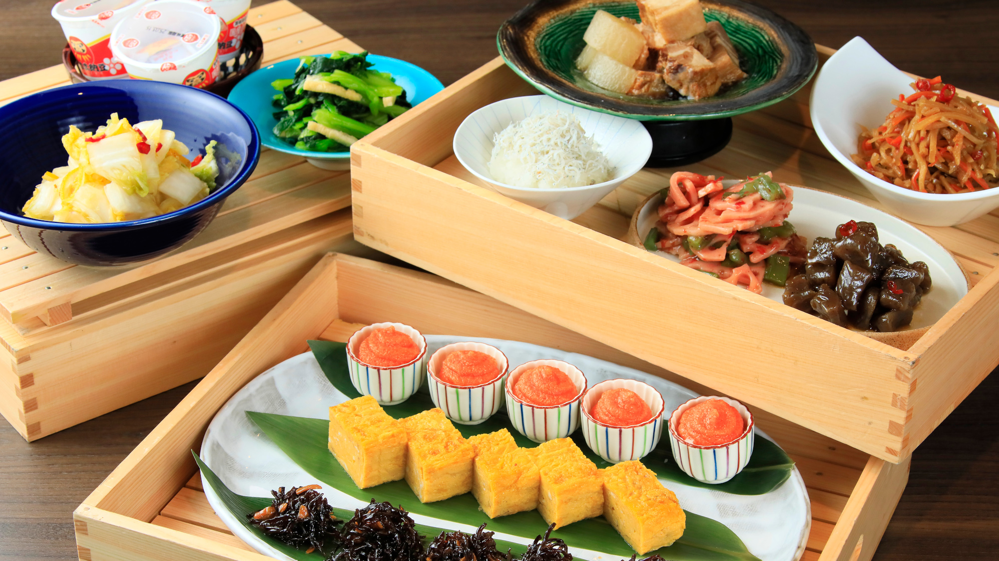 【朝食】茨城名産を味わうビュッフェ※一例