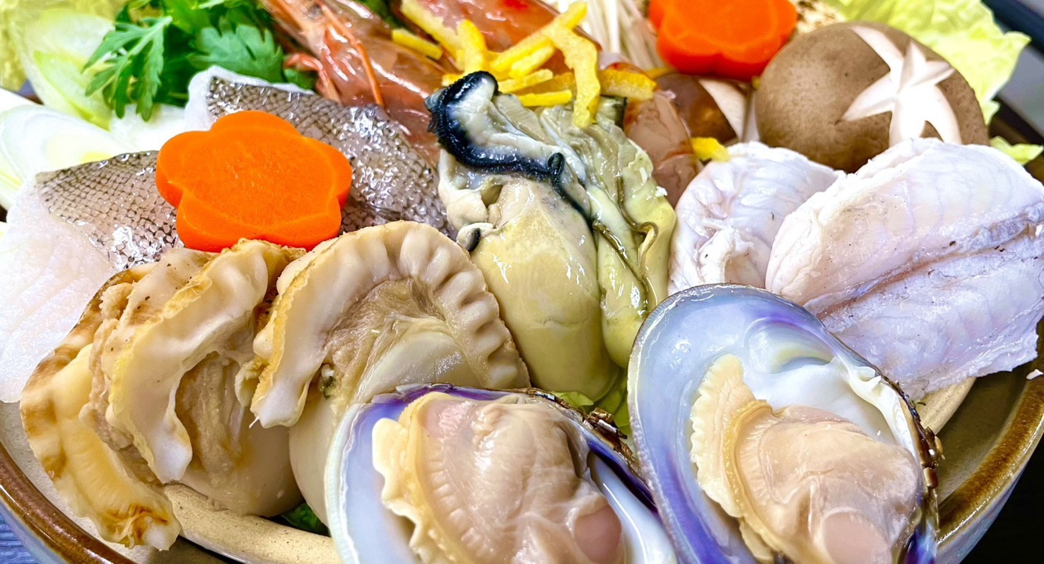 【冬の味覚！海鮮鍋プラン】いわきの食材を活かした会席料理（２食付・２月末まで）