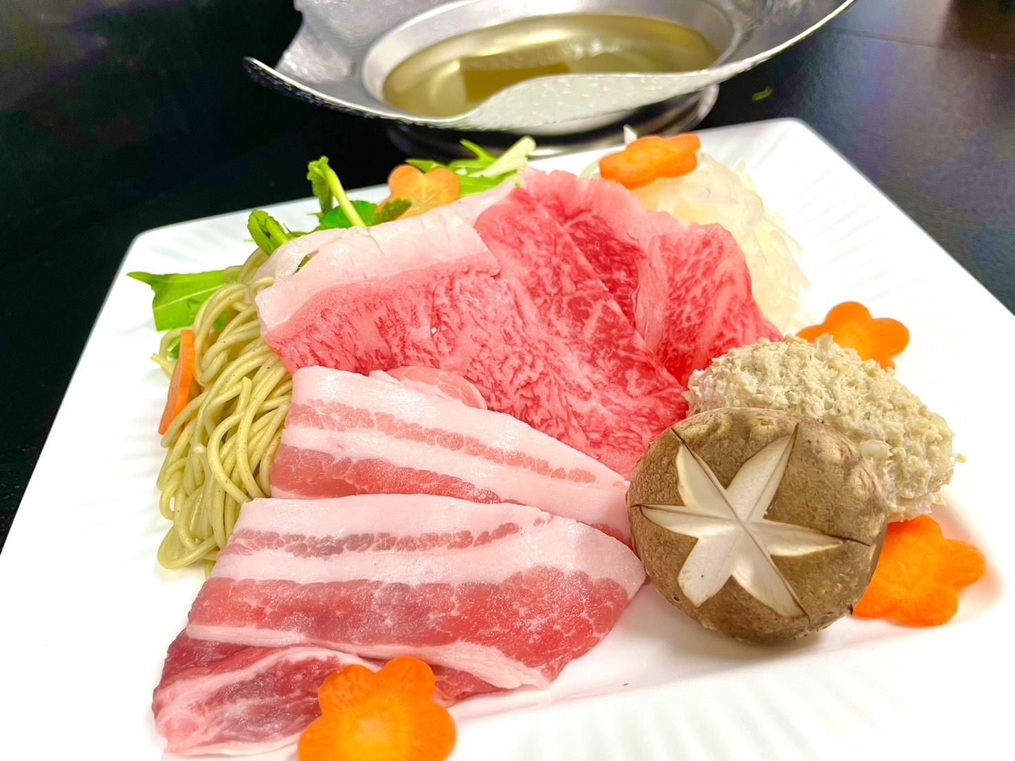 『刺身舟盛り付き』『福島牛サーロイン付き』いわきの食材を活かした会席料理『雅-MIYABI』