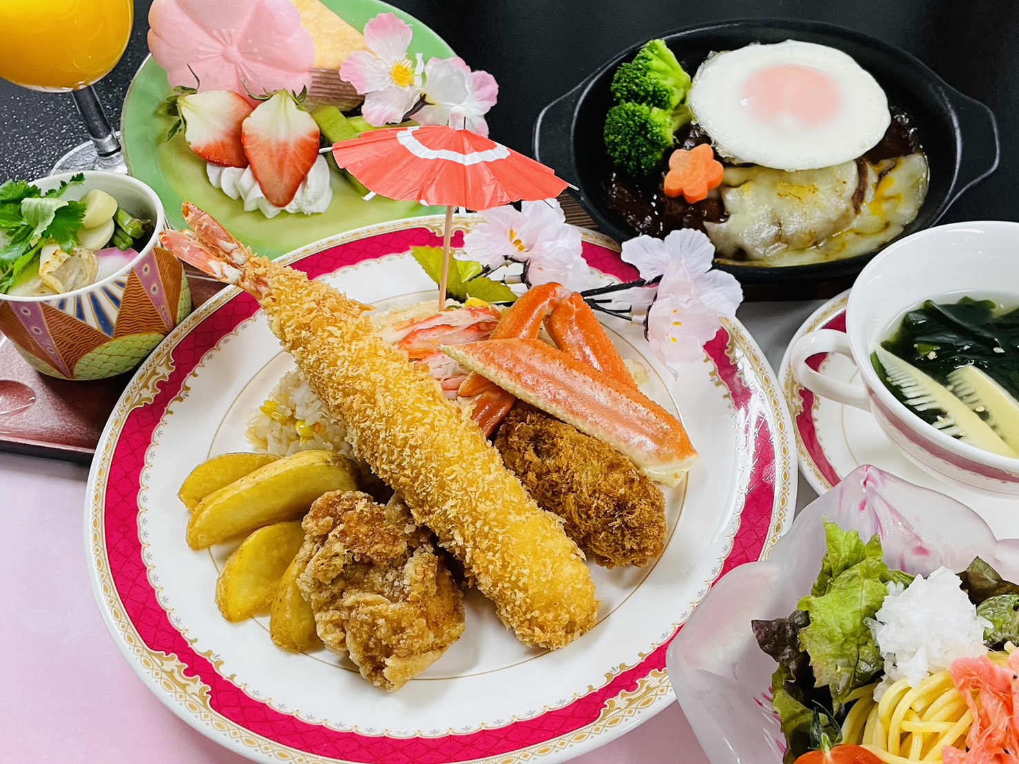 【お子様膳】春メニュー（画像は一例です）