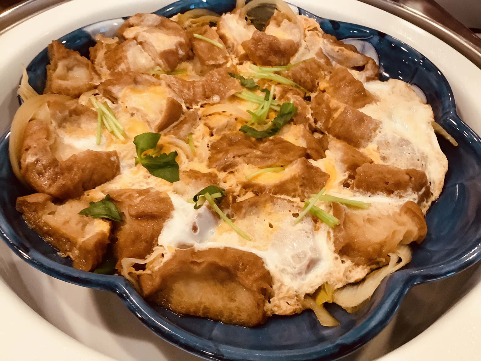 宮城名物油ふの卵とじ